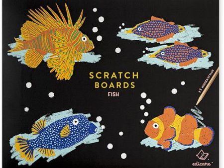 Jogo Scratch Boards: Fish - Edicare Cheap