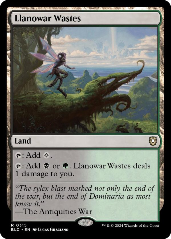 Llanowar Wastes [Bloomburrow Commander] Online Sale