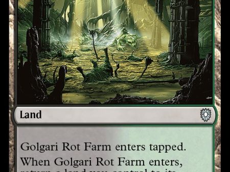 Golgari Rot Farm [Bloomburrow Commander] Online Sale