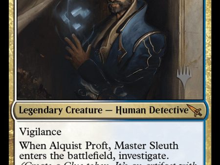 Alquist Proft, Master Sleuth (Promo Pack) [Murders at Karlov Manor Promos] Online